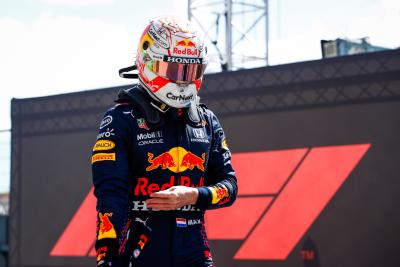 Max Verstappen (NLD) Red Bull Racing in qualifying parc ferme.