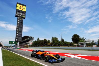 Lando Norris (GBR) McLaren MCL35M.