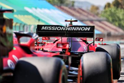 Carlos Sainz Jr (ESP) Ferrari SF-21 and Charles Leclerc (MON) Ferrari SF-21.