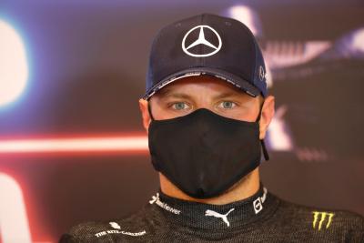 Valtteri Bottas (FIN) Mercedes AMG F1 in the post qualifying FIA Press Conference.