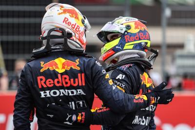 Max Verstappen (NLD), Red Bull Racing and Sergio Perez (MEX), Red Bull Racing 