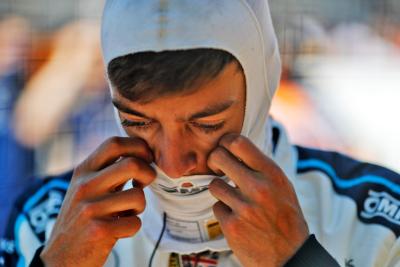 George Russell (GBR) Williams Racing on the grid.