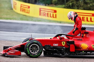 Charles Leclerc (MON) Ferrari SF-21 retired from the race.