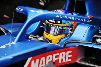 Fernando Alonso (ESP) Alpine F1 Team A521.