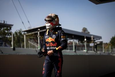 Max Verstappen (NLD) Red Bull Racing retired from the race.
