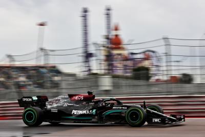 Lewis Hamilton (GBR) Mercedes AMG F1 W12.