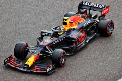 Sergio Perez (MEX) Red Bull Racing RB16B.