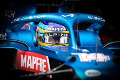 Fernando Alonso (ESP) Alpine F1 Team A521.