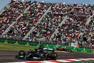 Lewis Hamilton (GBR) Mercedes AMG F1 W12.