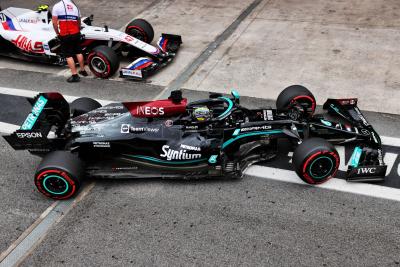 Lewis Hamilton (GBR) Mercedes AMG F1 W12.