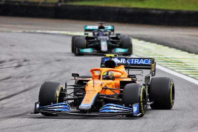 Lando Norris (GBR) McLaren MCL35M.