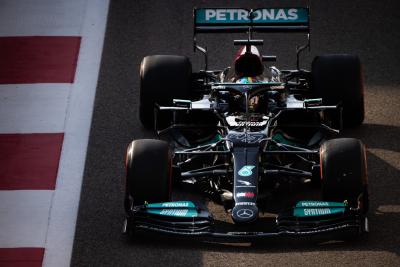 Lewis Hamilton (GBR) Mercedes AMG F1 W12.