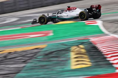 George Russell (GBR) Mercedes AMG F1 W13.