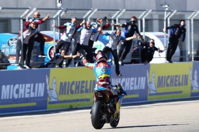 Sam Lowes, Moto2 race, Aragon MotoGP, 17 October 2020