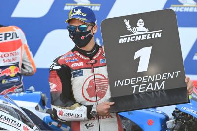 Takaaki Nakagami, Aragon MotoGP race. 18 October 2020