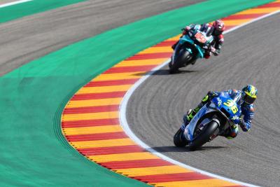 Joan Mir, Fabio Quartararo , Teruel MotoGP. 23 October 2020