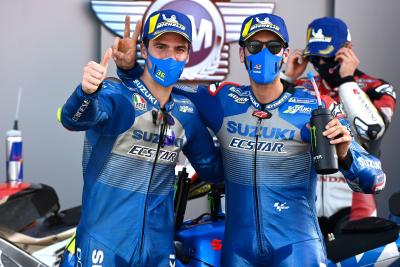 Joan Mir, Alex Rins, European MotoGP race, 08 November 2020