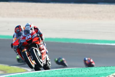 Andrea Dovizioso Stefan Bradl MotoGP race, Portuguese MotoGP. 22 November 2020