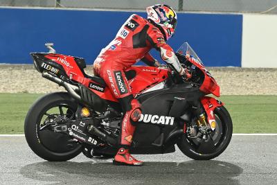 Jack Miller, practice start, Qatar MotoGP test, 11 March 2021