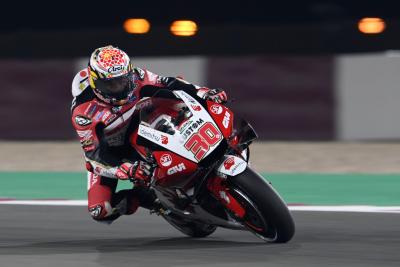 Takaaki Nakagami, glowing disks, MotoGP, Doha MotoGP 2 April 2021