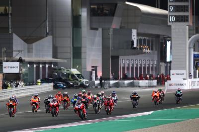 Jorge Martin race start, Doha MotoGP race, 4 April 2021