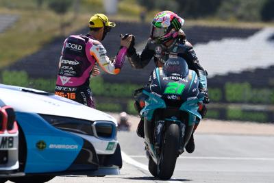 Franco Morbidelli, Andrea Migno, MotoGP race, Portuguese MotoGP 18 April 2021