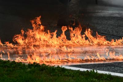 Fire, Styria MotoGP race, 8 August 2021