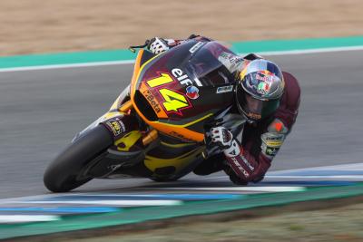 Tony Arbolino, Jerez Moto2 test, 22 November 2021