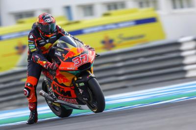 Augusto Fernandez Jerez Moto2 test, 22 November 2021