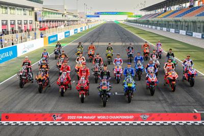 MotoGP rider line up, Qatar MotoGP 3 March 2022