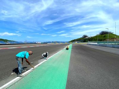 Track work, Indonesian MotoGP, 14 March 2022