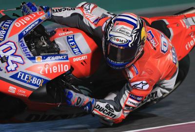 Dovizioso sees off late Marquez lunge for Qatar victory