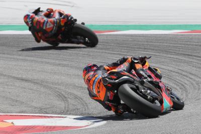 KTM happy with points from hard weekend