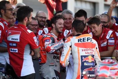 Dovizioso concedes title to Marquez