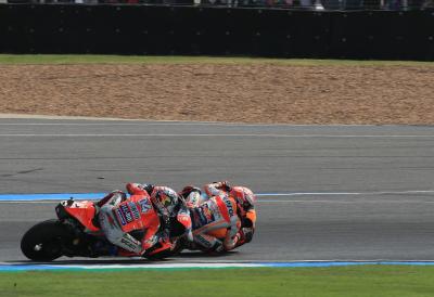 Marquez outwits Dovizioso for Thailand glory