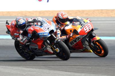 Marquez, Dovi draw Schwantz-Rainey comparisons