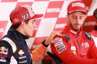 Dovizioso: Marquez’s pace and mine the same