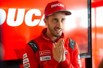 Video: Injured Dovizioso already in the gym!
