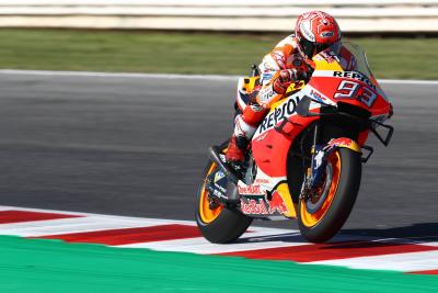 Marquez in control in Aragon MotoGP FP1