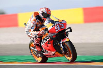 Marquez eases to Aragon MotoGP pole position