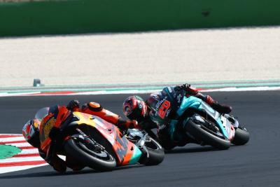 Pol Espargaro Fabio Quartararo Emilia Romagna MotoGP. 20 September 2020