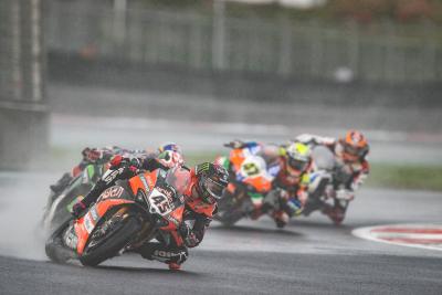 Scott Redding, Jonathan Rea and Toprak Razgatlioglu, Indonesian WorldSBK race2, 21 November 2021