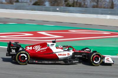 Alfa Romeo’s new F1 livery makes track debut in Barcelona