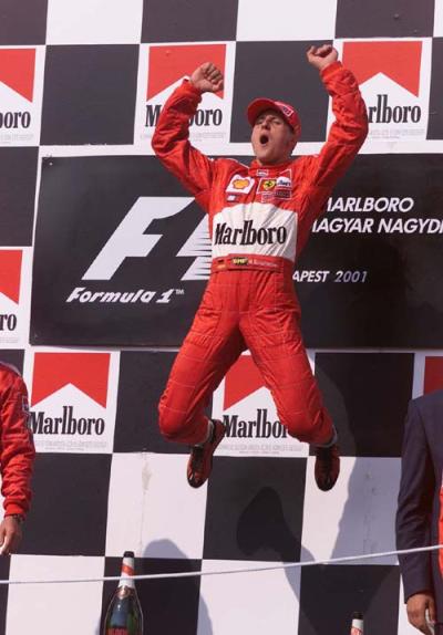 Hungarian GP 2001 - Triple success for Ferrari.