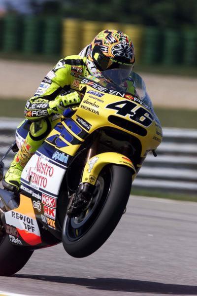 Rossi sad to leave 2-strokes behind.