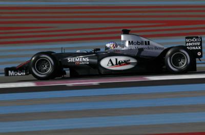 First picture: Wurz's shakedown in the MP4-18.