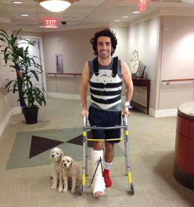 Franchitti leaves hospital