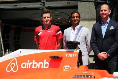 Manor reveals sponsor deal with Airbnb