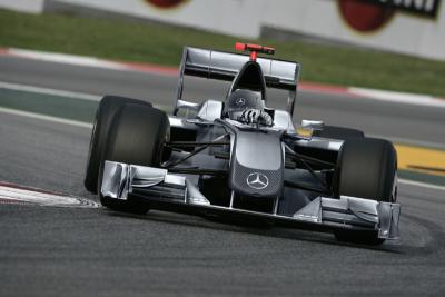 Mercedes Grand Prix confirms first driver for F1 2010