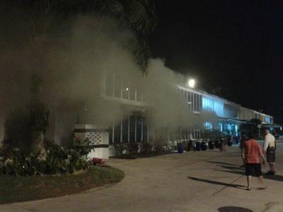 Fire damages Lotus hospitality